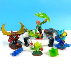 Skylanders Trap Team Game Figures Traptanium Portal Nintendo Wii-U (7 Piece Lot)